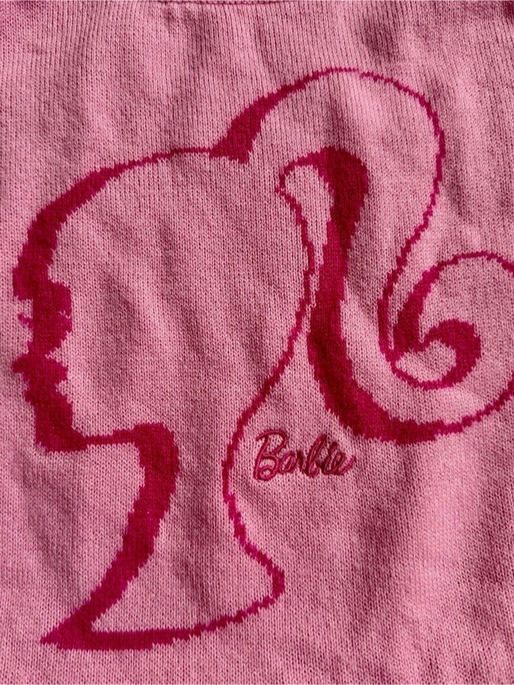 Barbie Girls Pink Houndstooth Dress M 7-8 Halloween Barbiecore - Picture 4 of 8